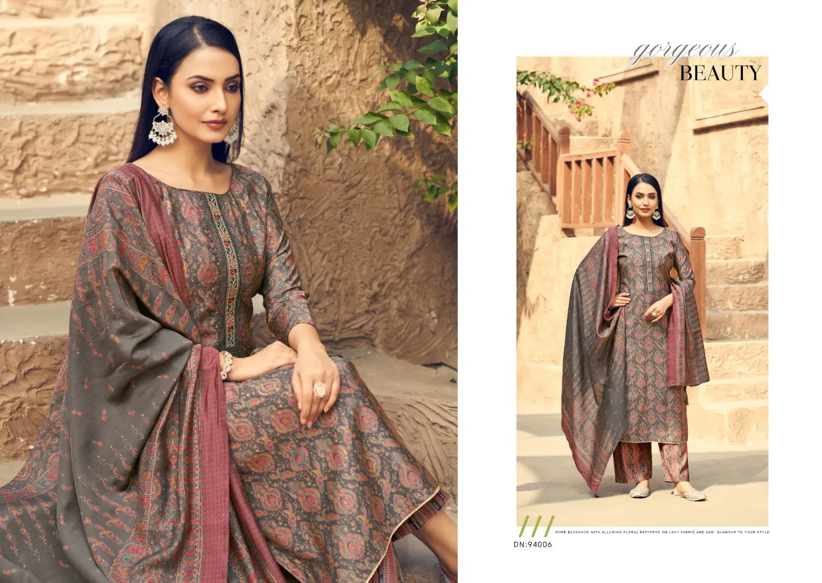 SIkha By Nishant Designer Modal Silk Dress Material Exporters In India